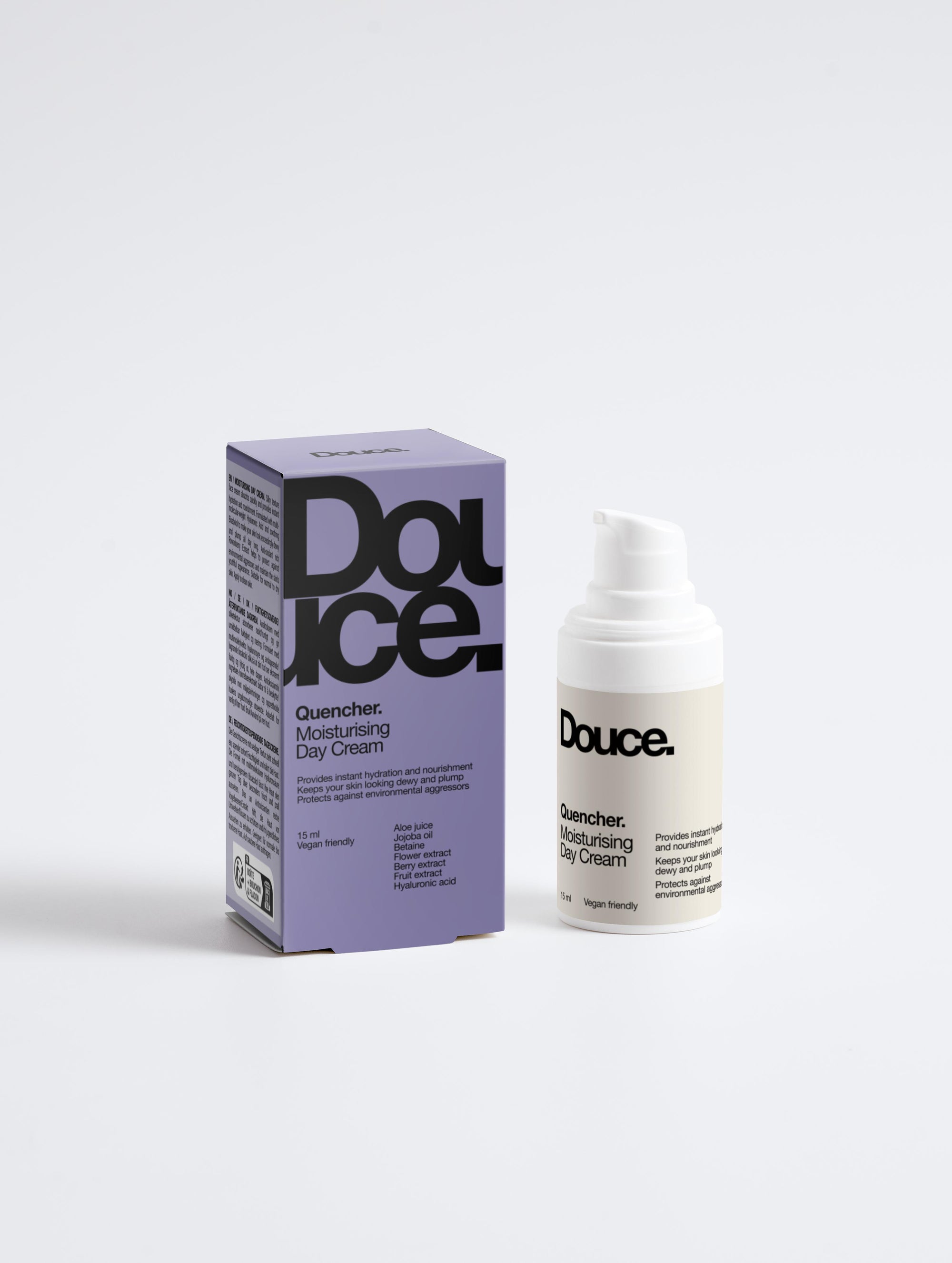 La crème de jour hydratante QUENCHER. - Douce.