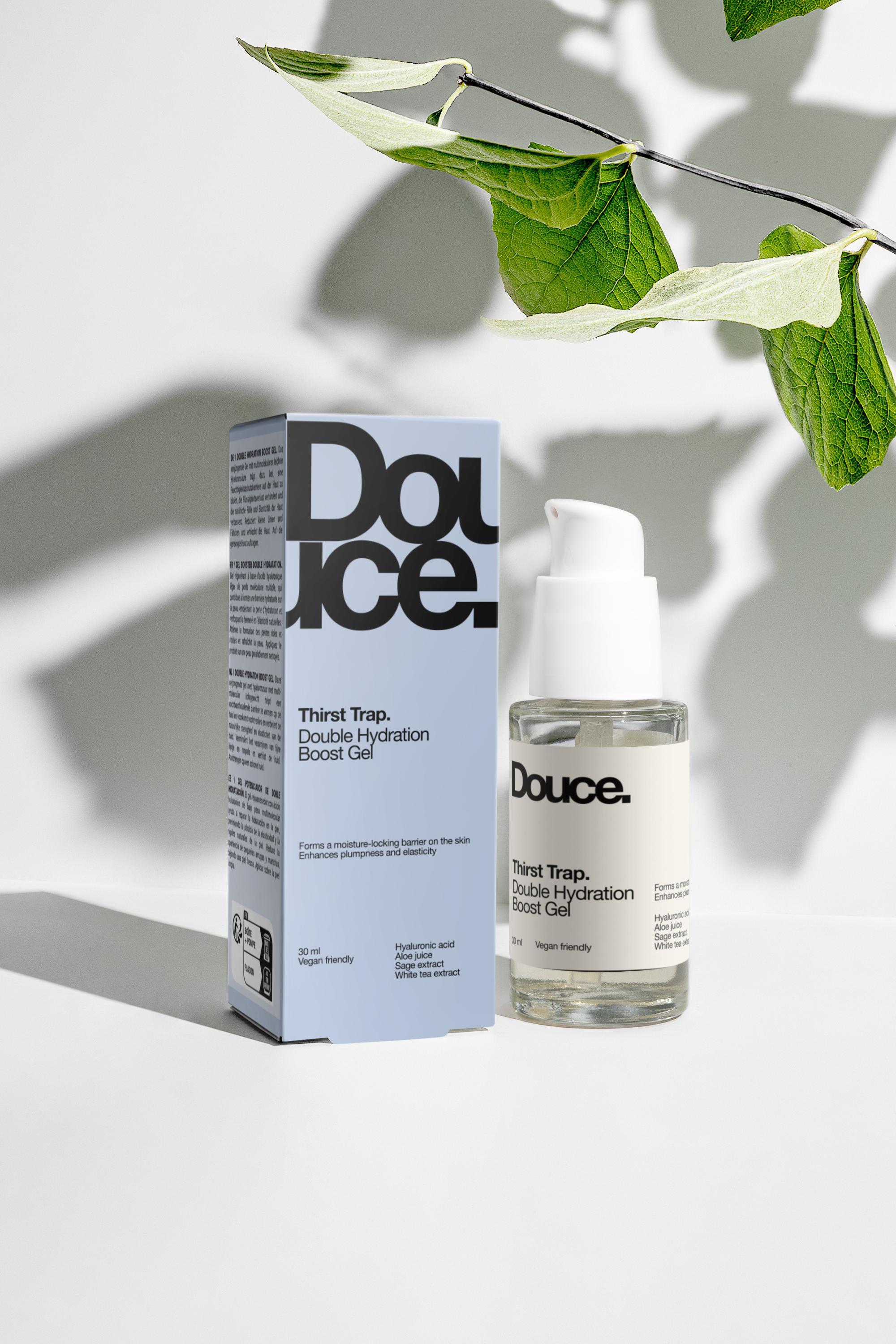 Le gel double hydratation THIRST TRAP. - Douce.